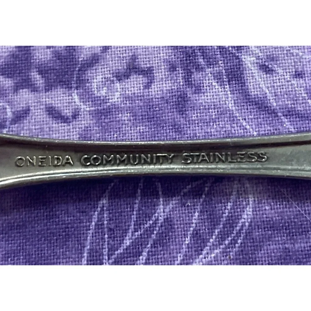 Oneida Brahms Community‎ Hollow Dinner Knives Stainless Steel Flatware Set Of 6
